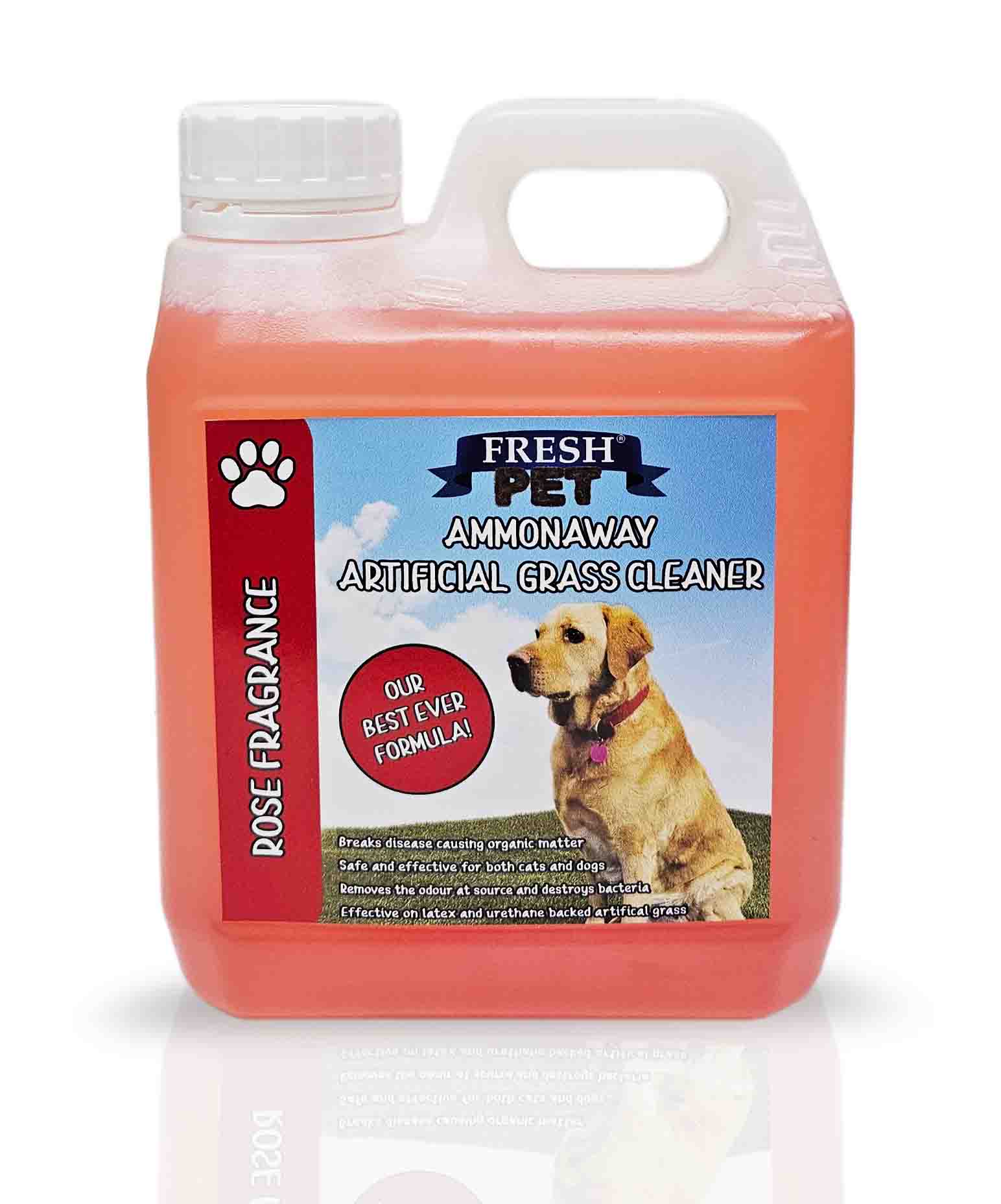 Fresh Pet Ammonaway Artificial Grass Cleaner 1L Cut Grass